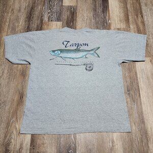 Title: Vintage Aerographic Aéropostale Tarpon Fish Graphic Tee XL Made in USA